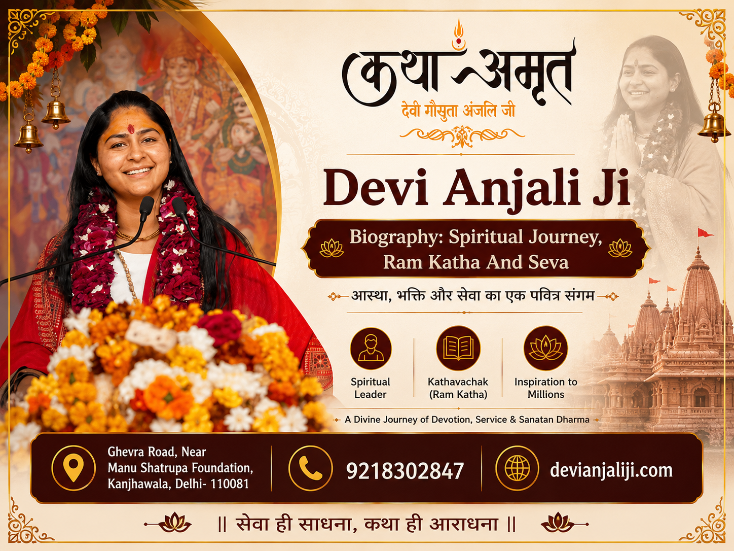 Devi Anjali Ji Biography: Spiritual Journey, Ram Katha And Seva